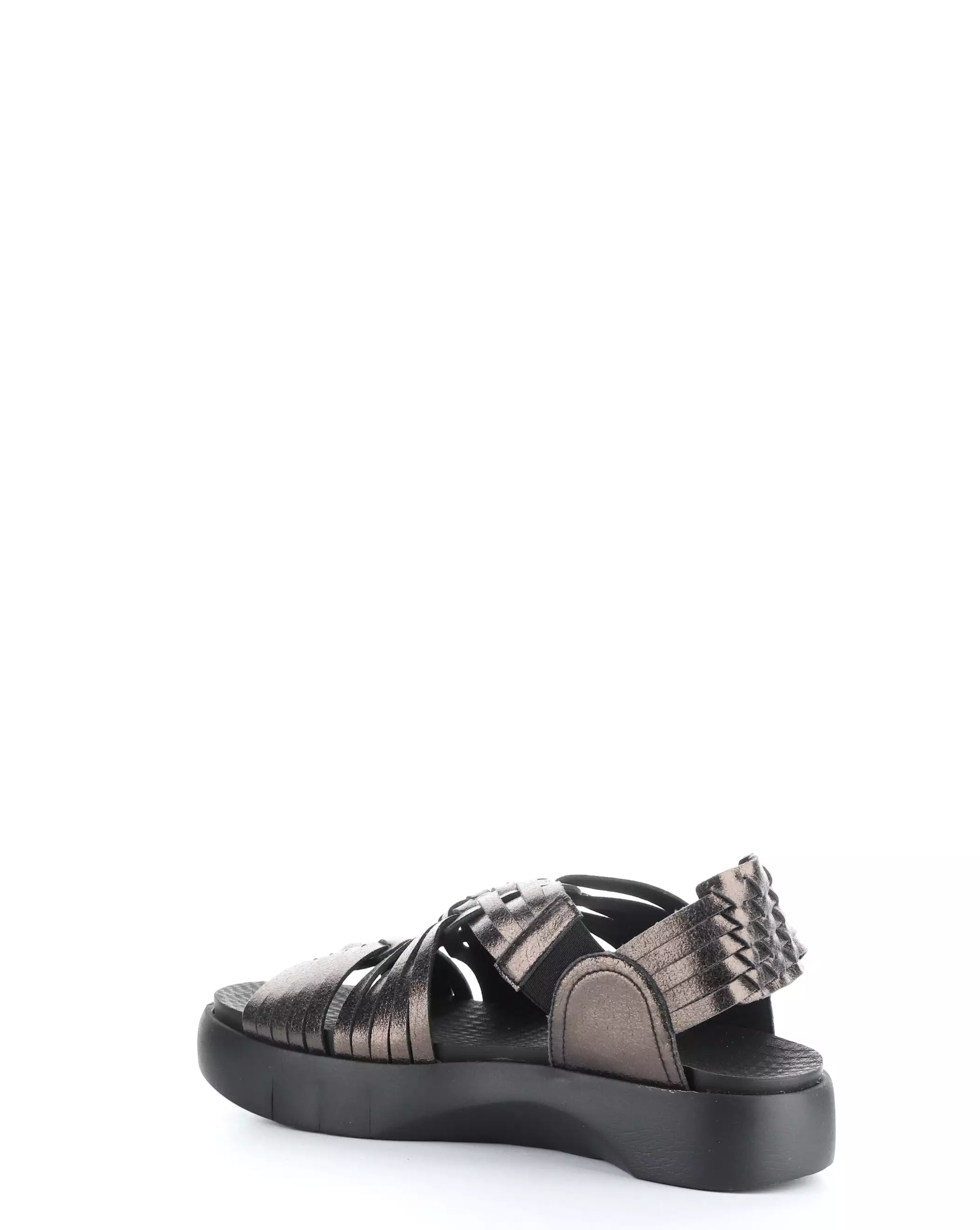 RIZER Gunmetal Round Toe Sandals - Shop Now