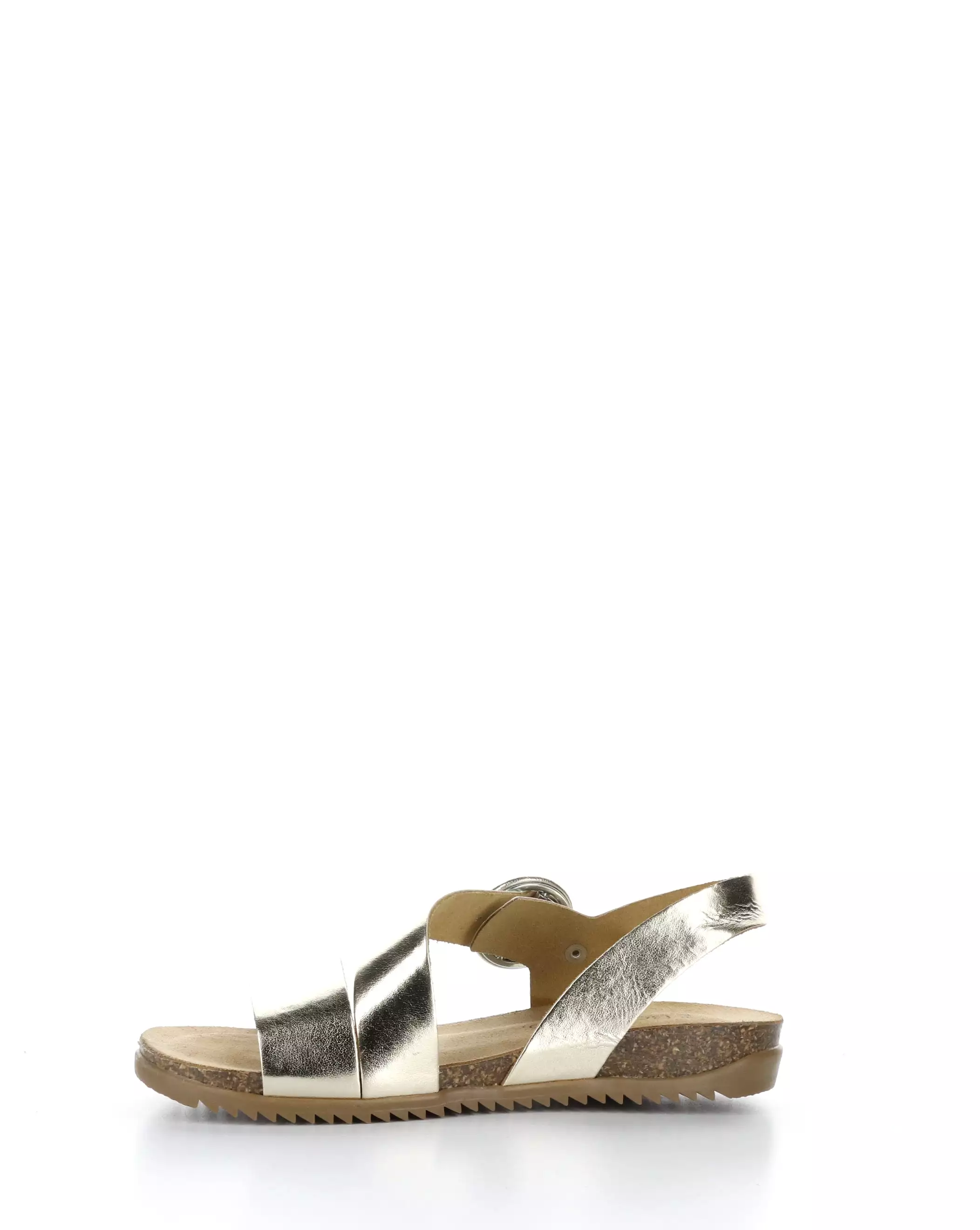 Round toe Sandals in LAVIS PLATINO Collection