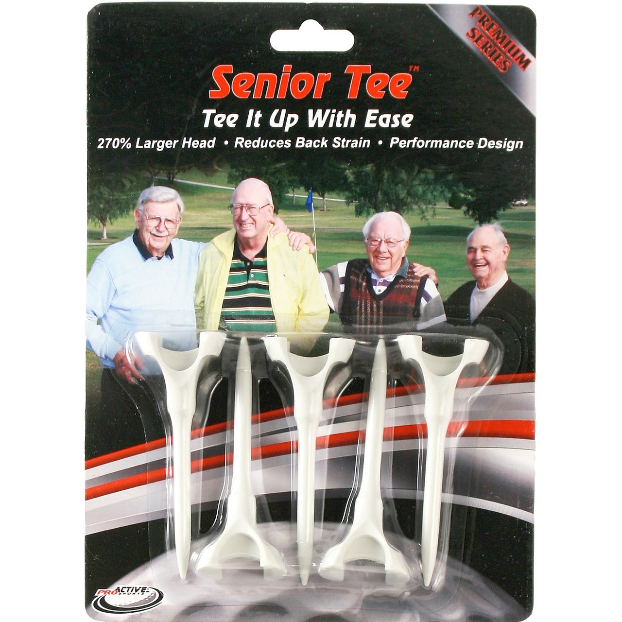 Senior Golf Tees - Convenient and Affordable 5-Pack