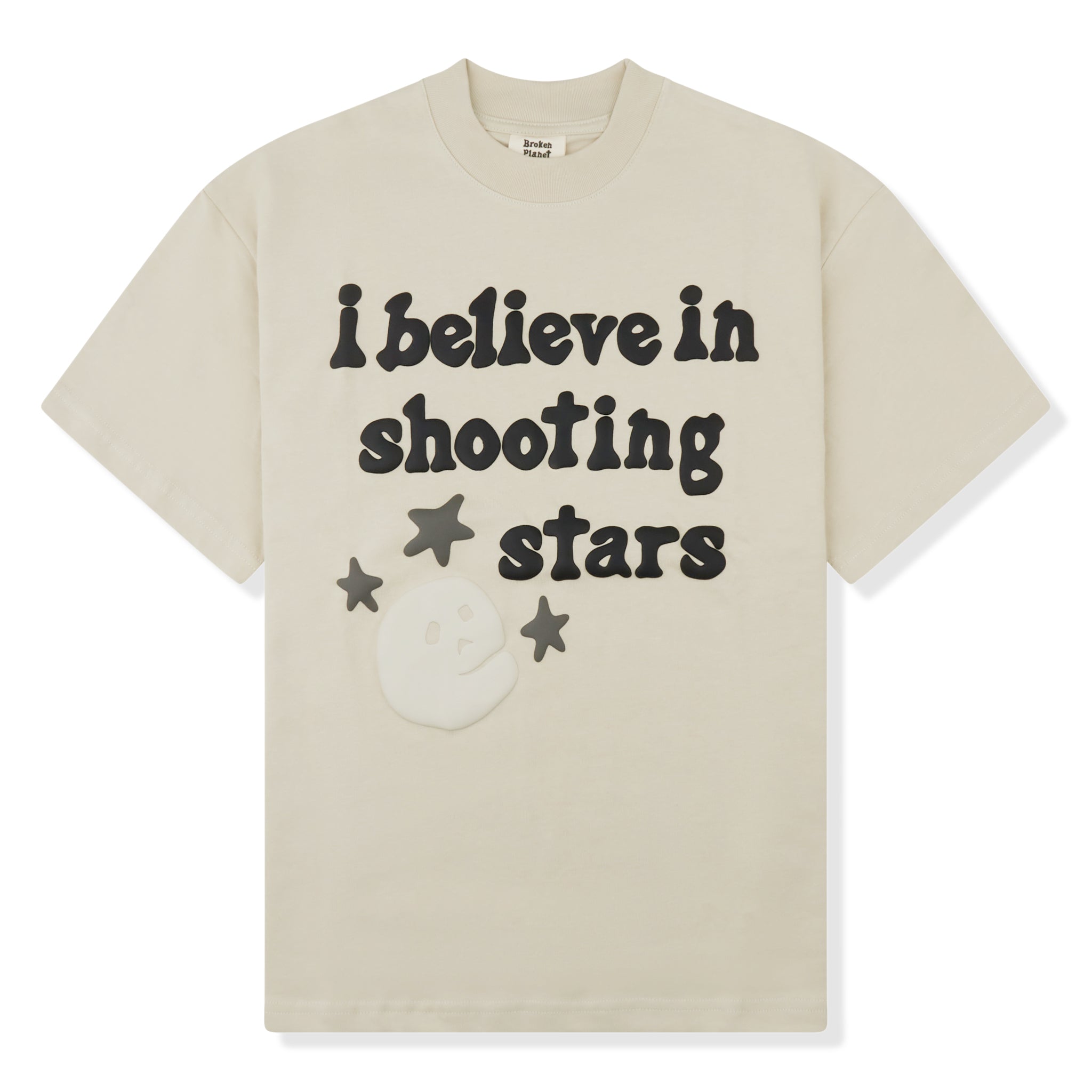 Shooting Stars Bone White T-Shirt: Broken Planet - Shop Now