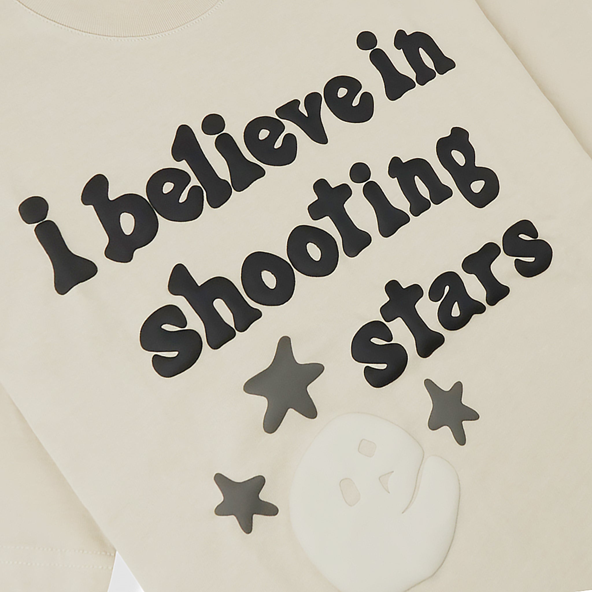 Shooting Stars Bone White T-Shirt: Broken Planet - Shop Now