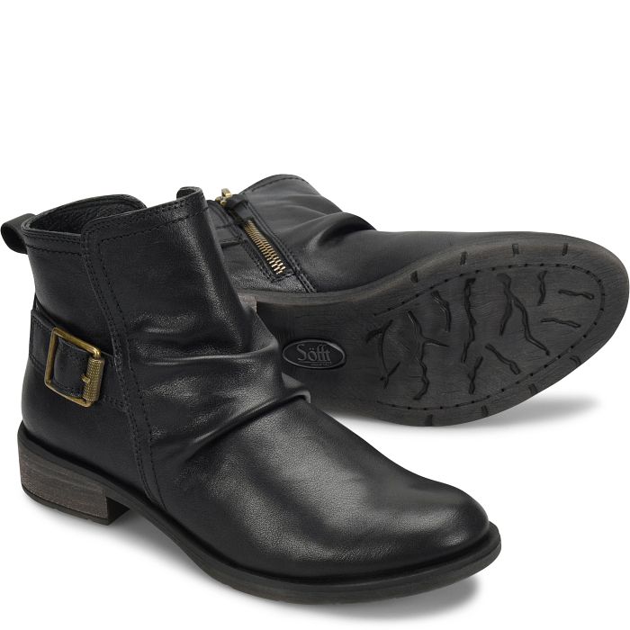 Sofft Brookdale Moto Black Women's Shoes