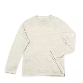 Soft-striped jersey Elie long-sleeved t-shirt in cream