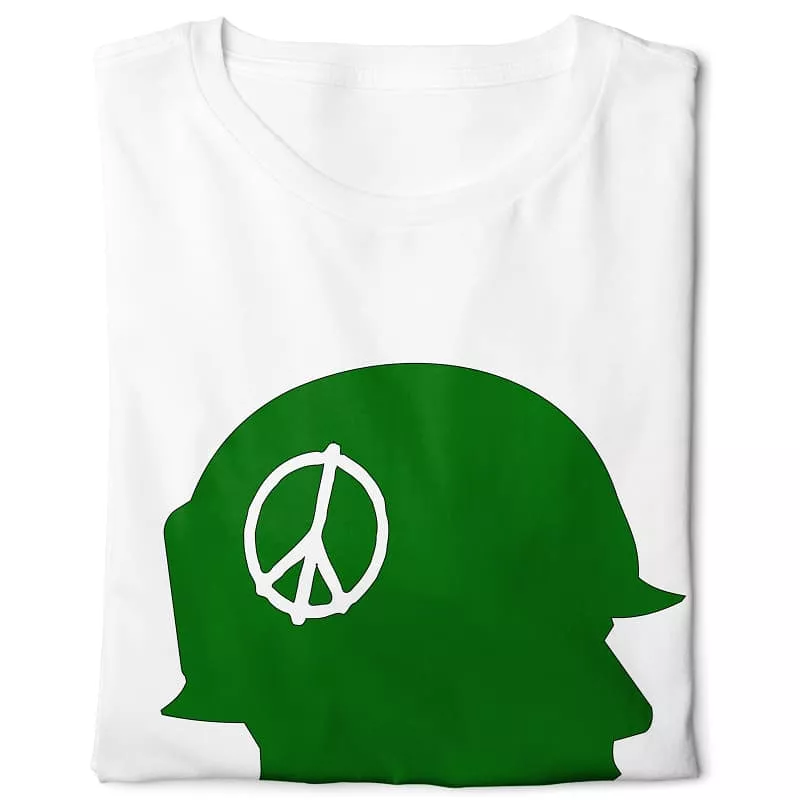 Soldier Graphics T-shirt White Peace Basic - Digital