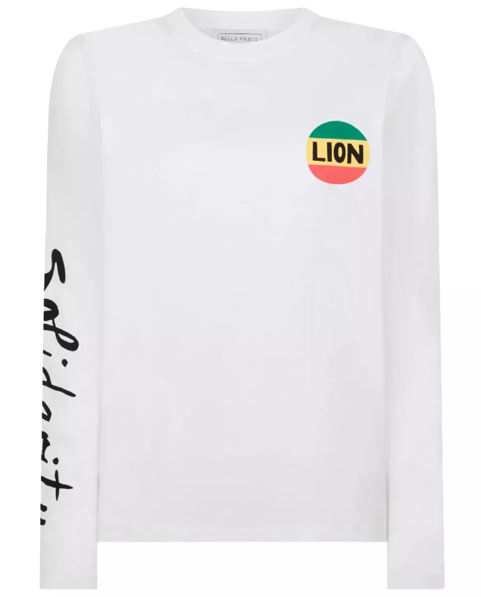 Solidarity Lion T-shirt White - Solidarity Lion Tee White