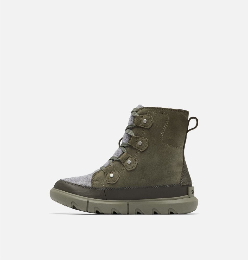 Sorel Explorer Next Joan Women's Boot (Stone Green/Alpine Tundra)