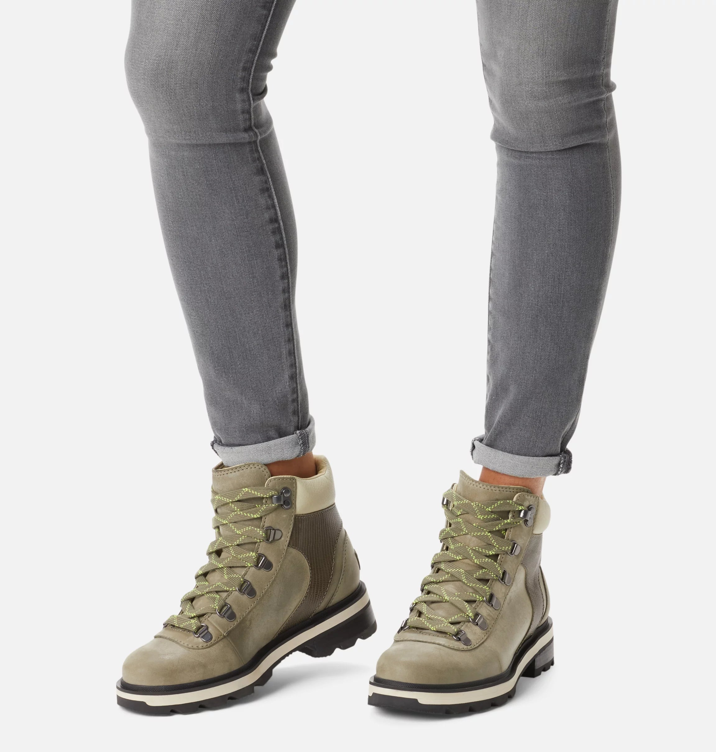 Sorel Lennox Hiker STKD - Stone Green/Laurel Leaf