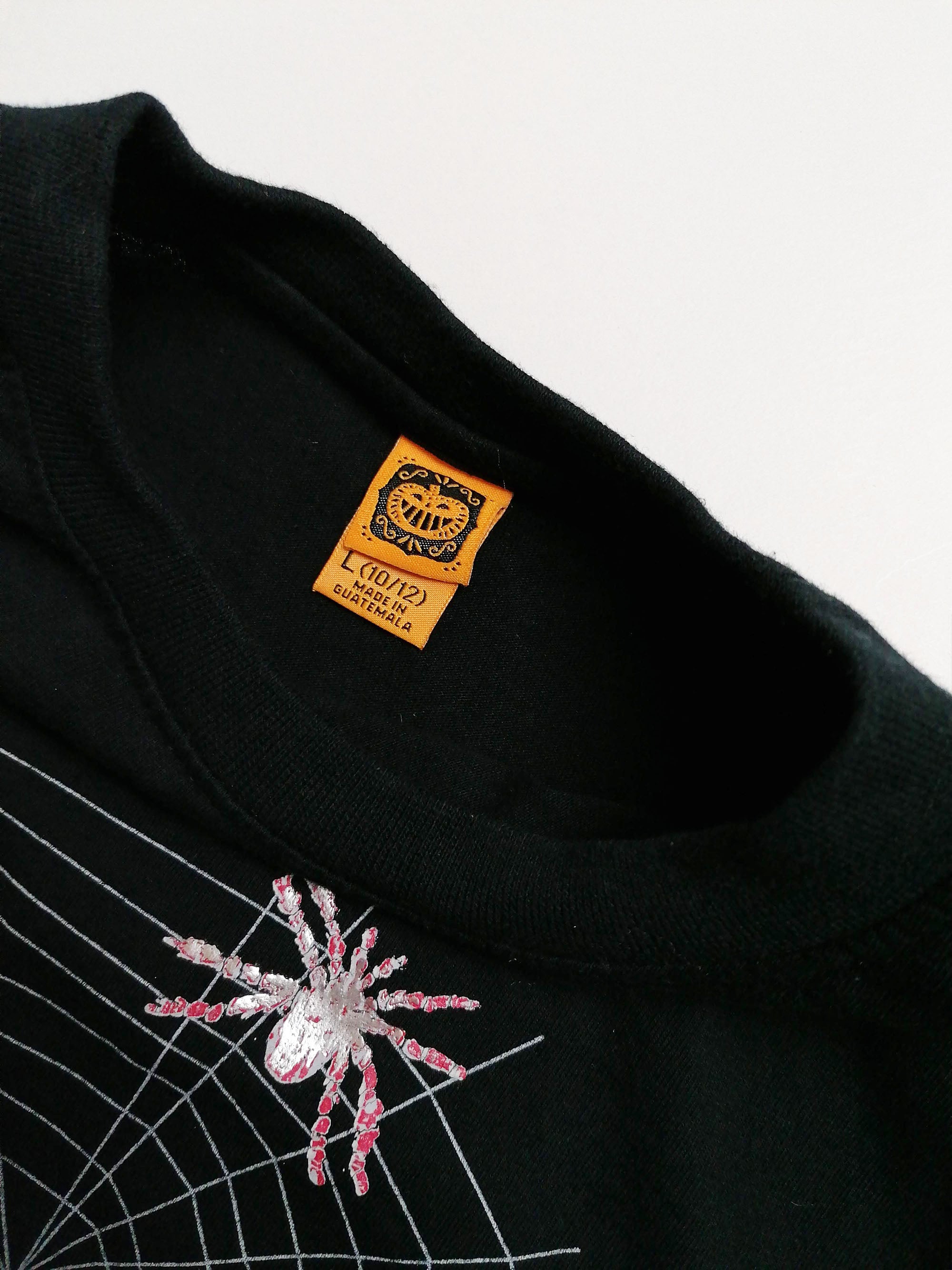 Sparkle Spiders T-shirt - Long Sleeve - Size M-L