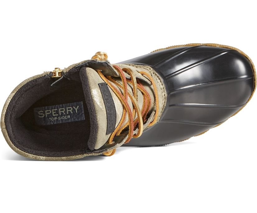 Sperry Saltwater Metallic Camo Olive - Women's