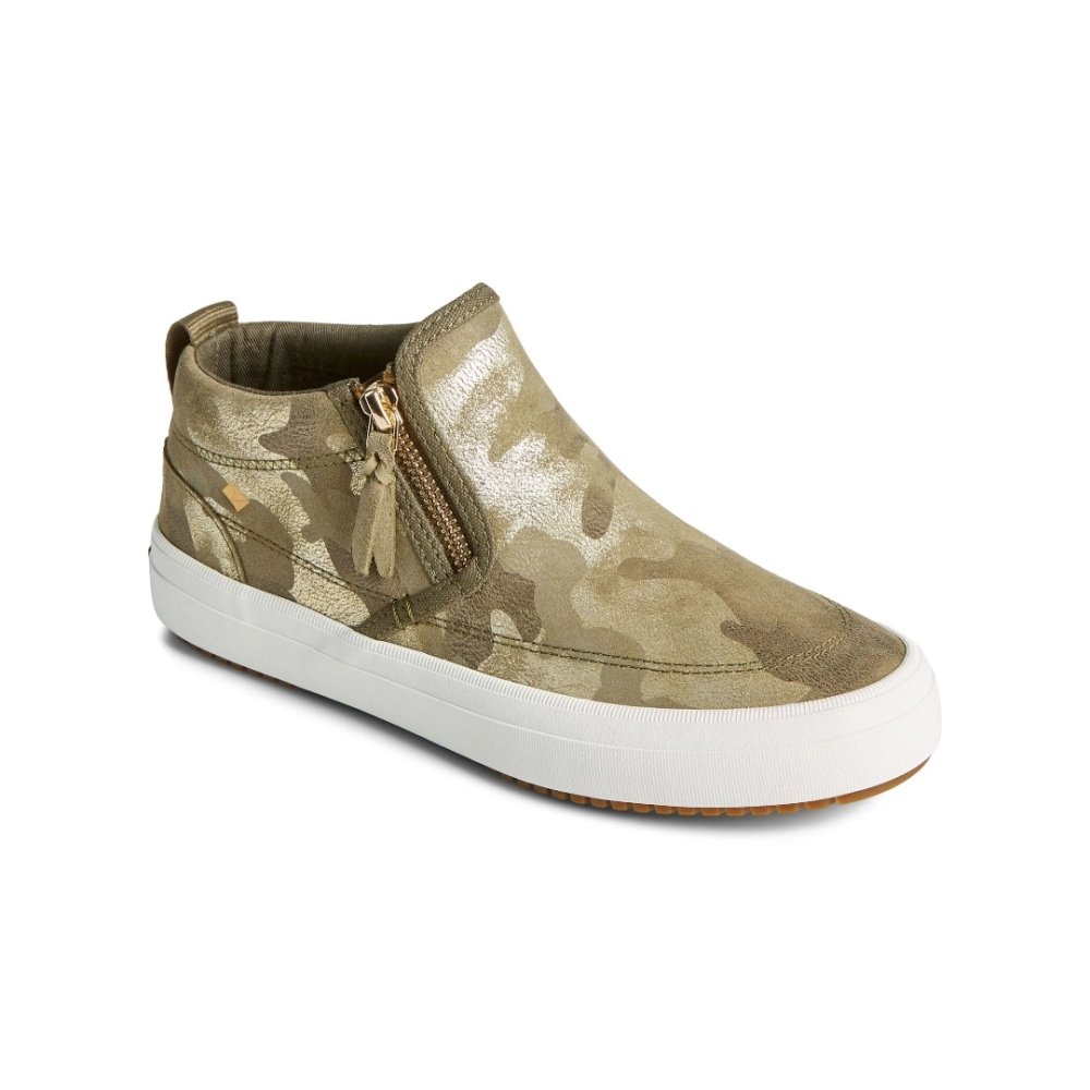 Sperry Women's Olive Camo Lug Chukka