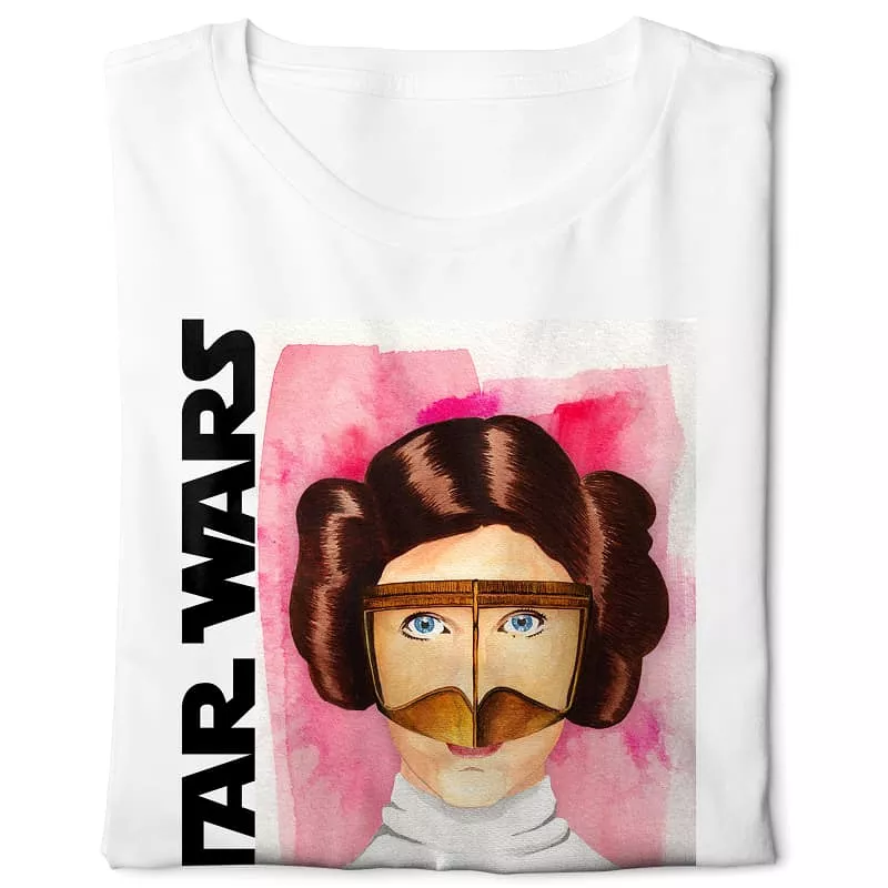 Star Wars Arabian Princess Leia | Digital Graphics T-shirt in White