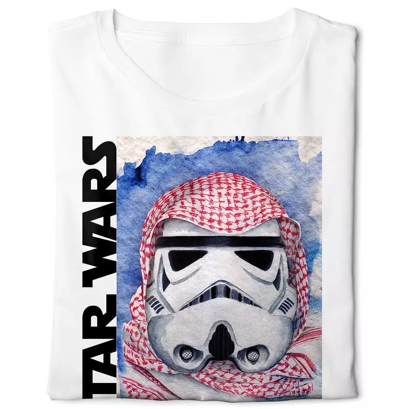 Star Wars Arabic Stormtrooper - Digital Graphics White T-shirt