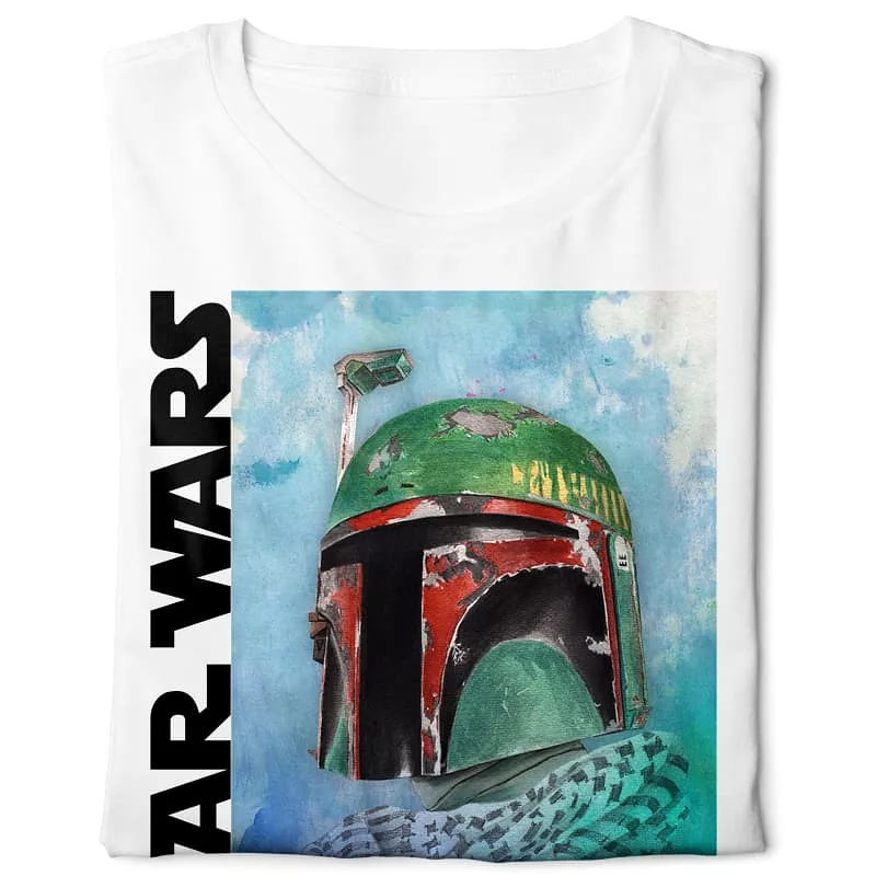 Star Wars Bedouin Boba Fett T-shirt White - Digital Graphics