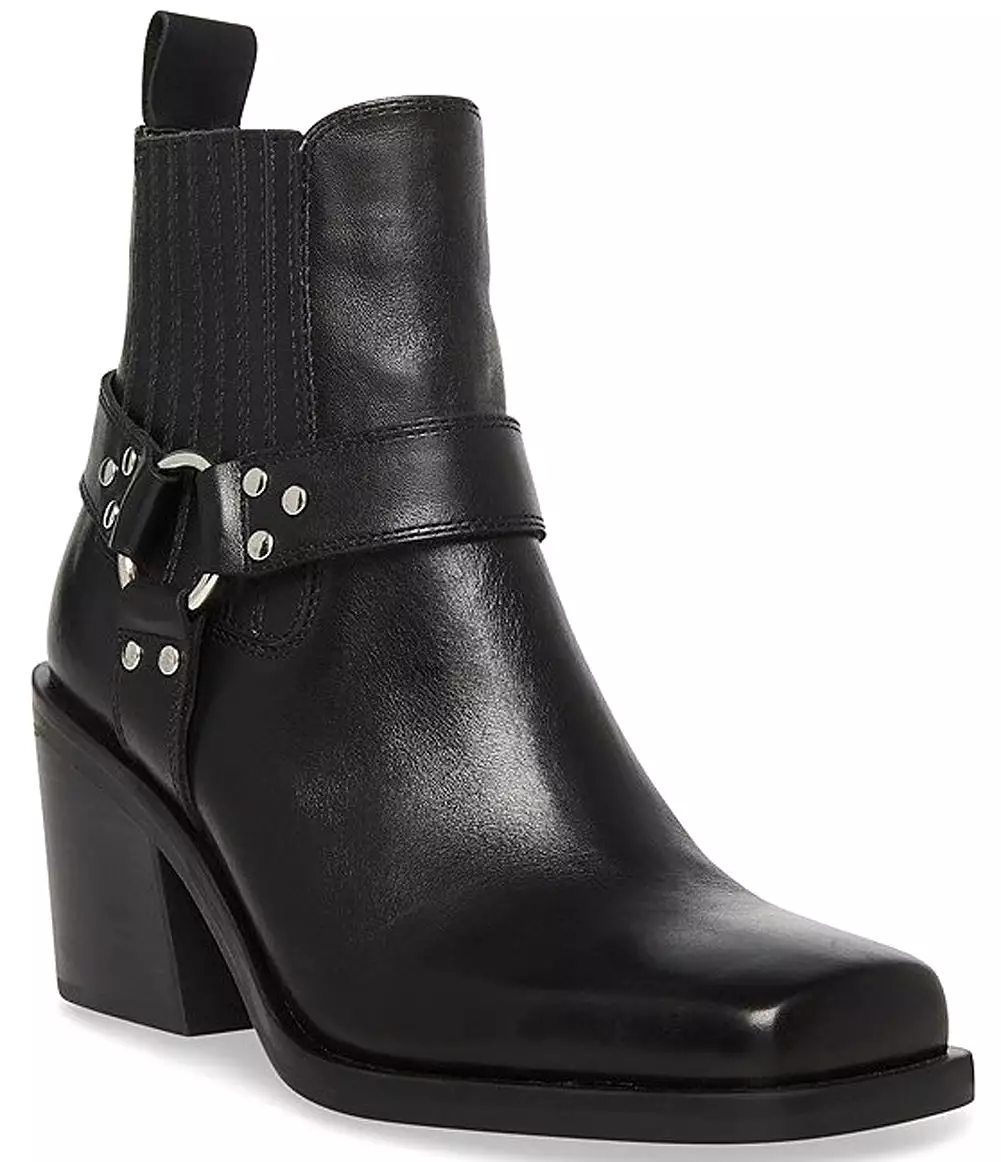 Steve Madden Women's Wells Black Leather Shoes