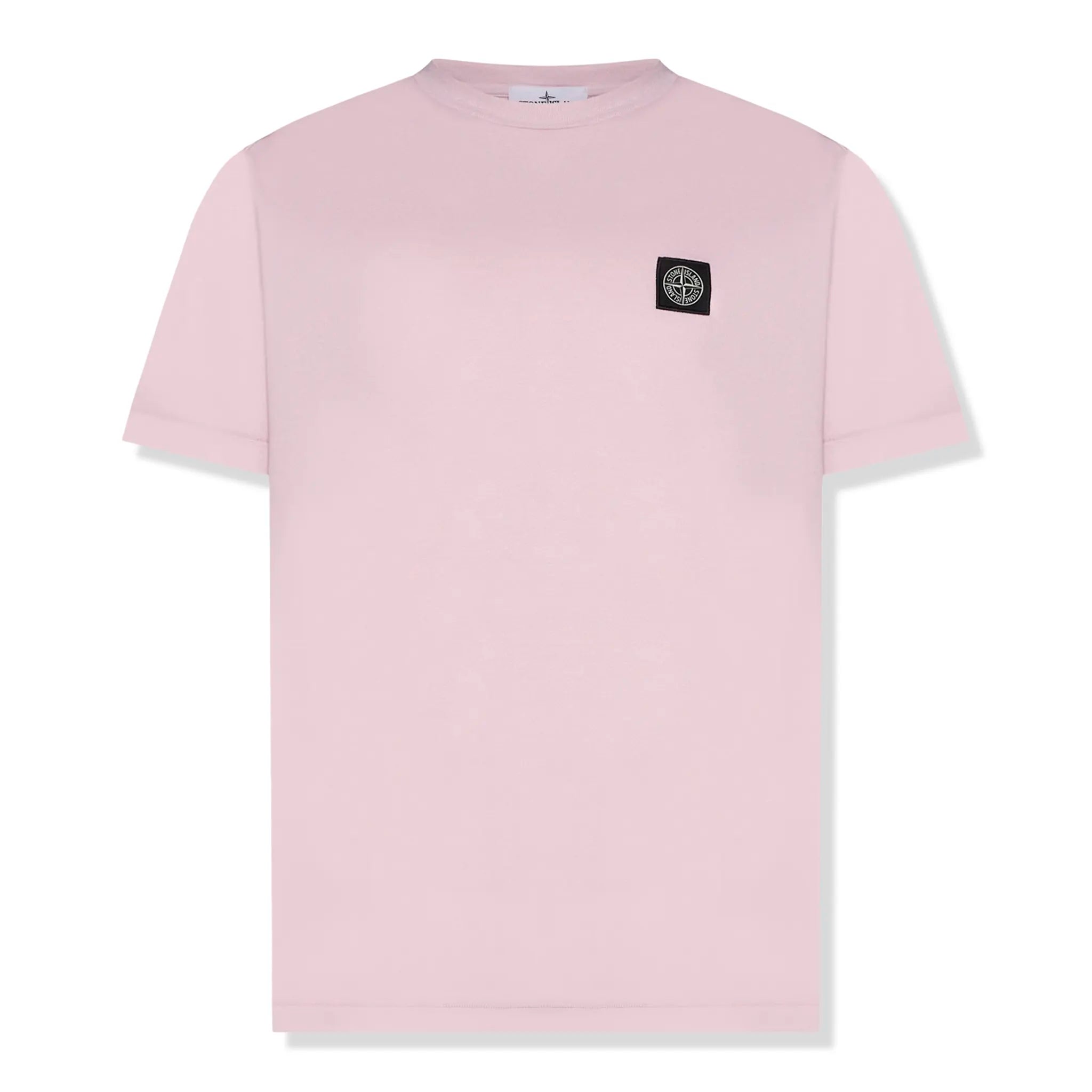 Stone Island Pink Patch Logo T-Shirt