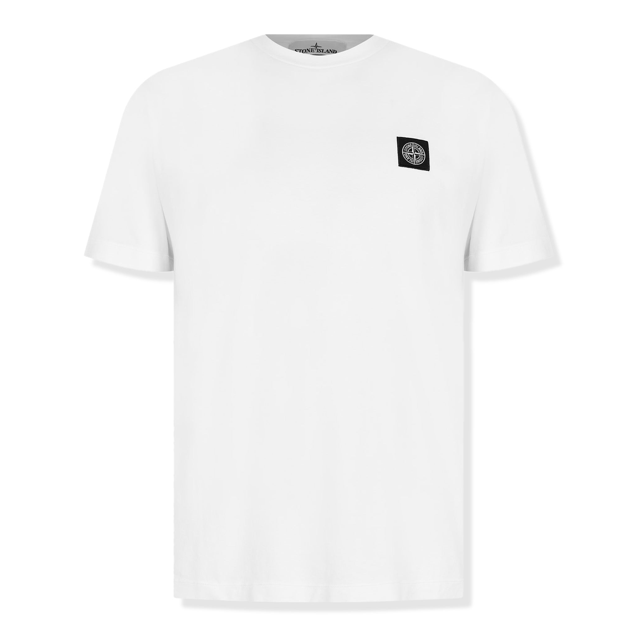 Stone Island T Shirt With White Patch Logo