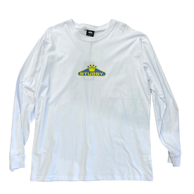 Stussy Crown Long Sleeve Tee 50/50 Blend - The Best Choice!