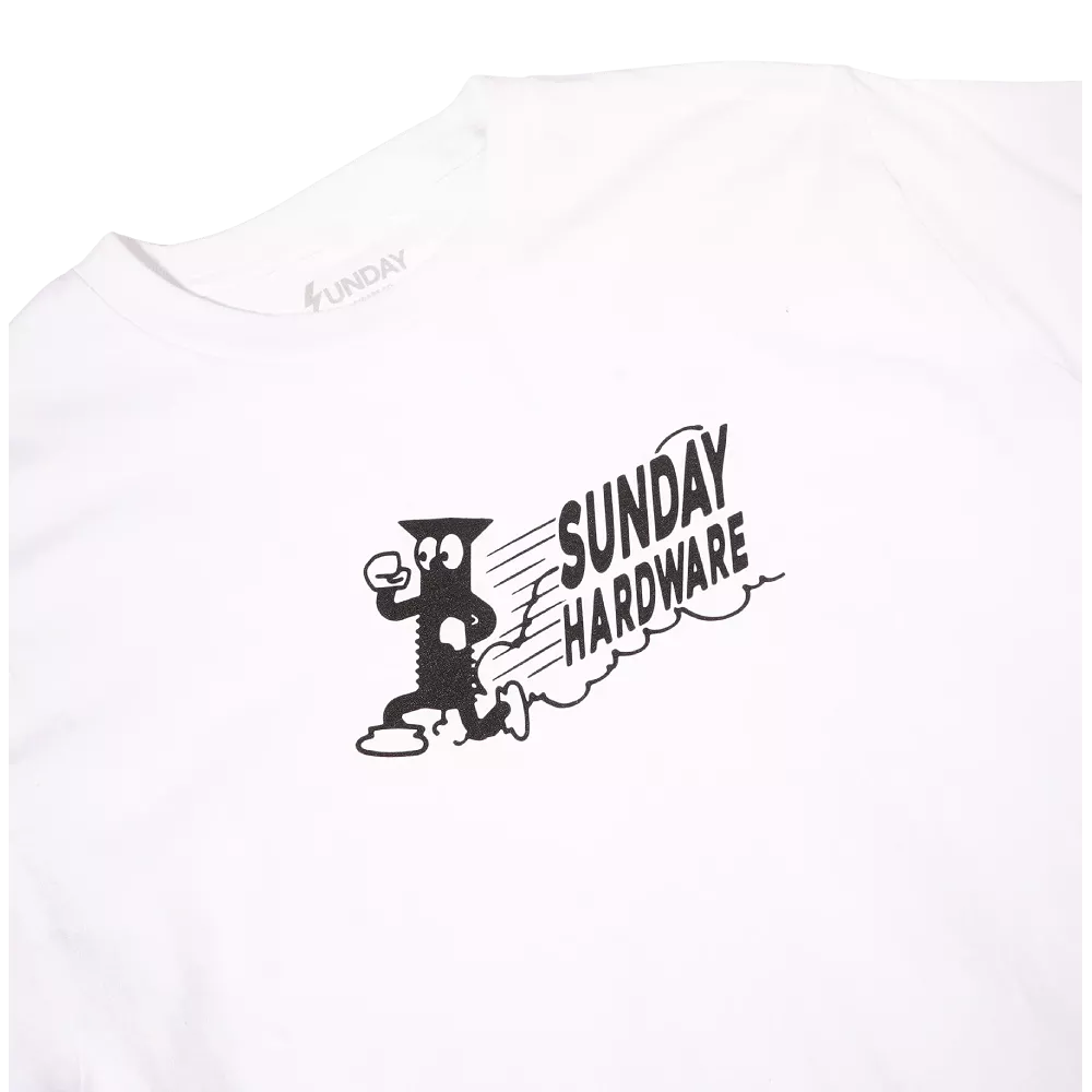 Sunday Outta Here White T-Shirt