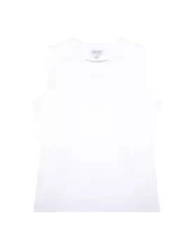 Sunspel White Tank T-Shirt - Boy Fit