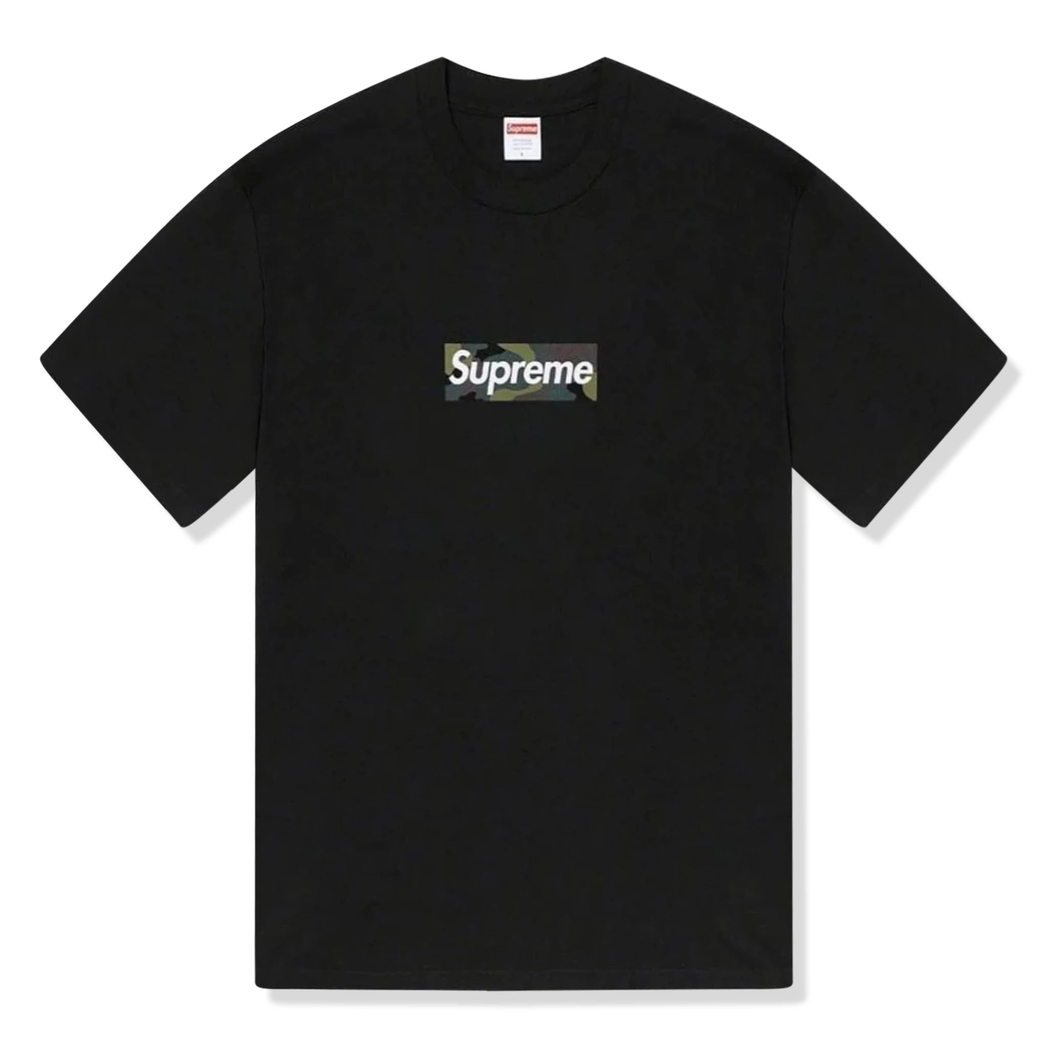 Supreme Black Camo Box Logo T Shirt FW23