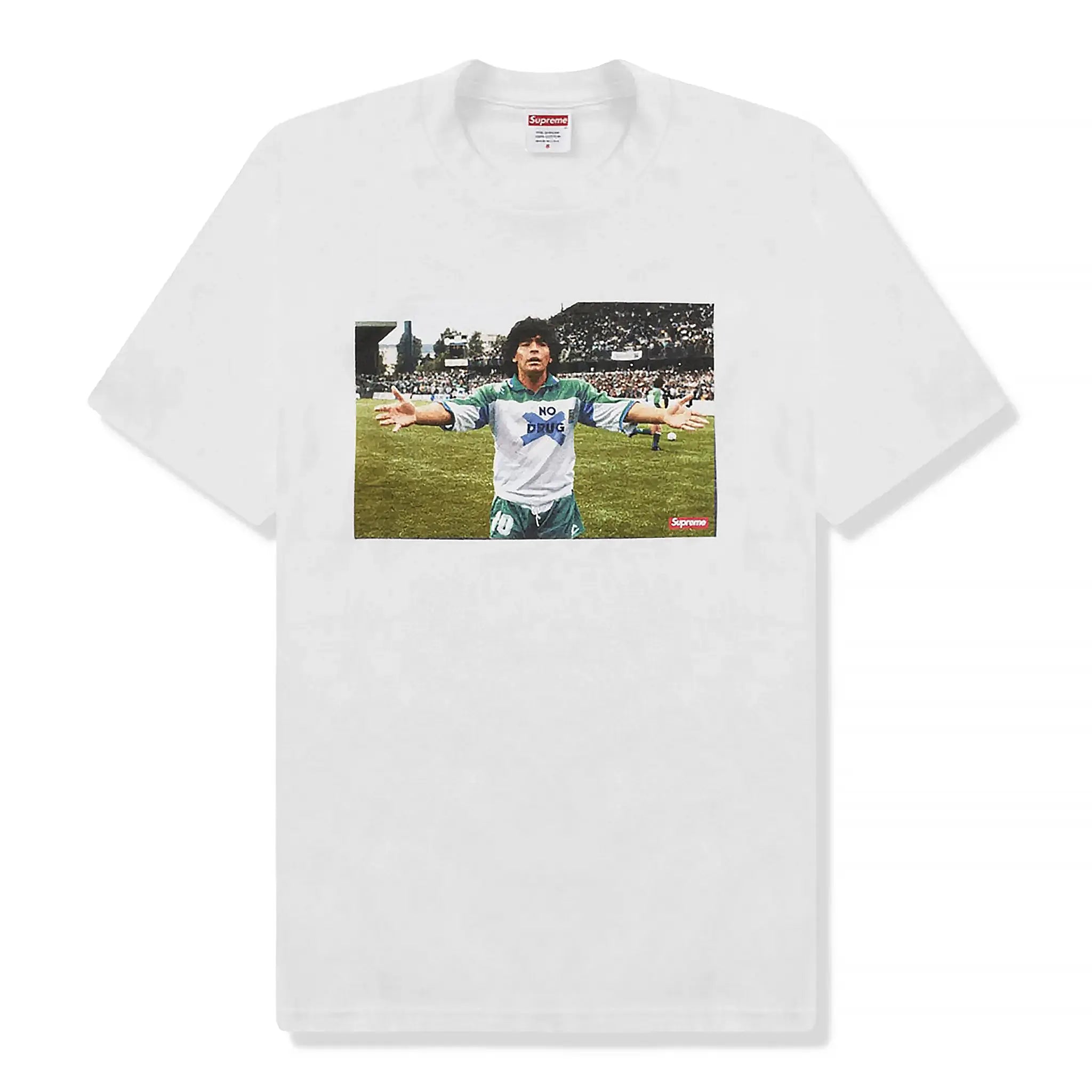 Supreme Maradona shirt - white -  T-shirt - buy online - limited edition - high quality - trendy