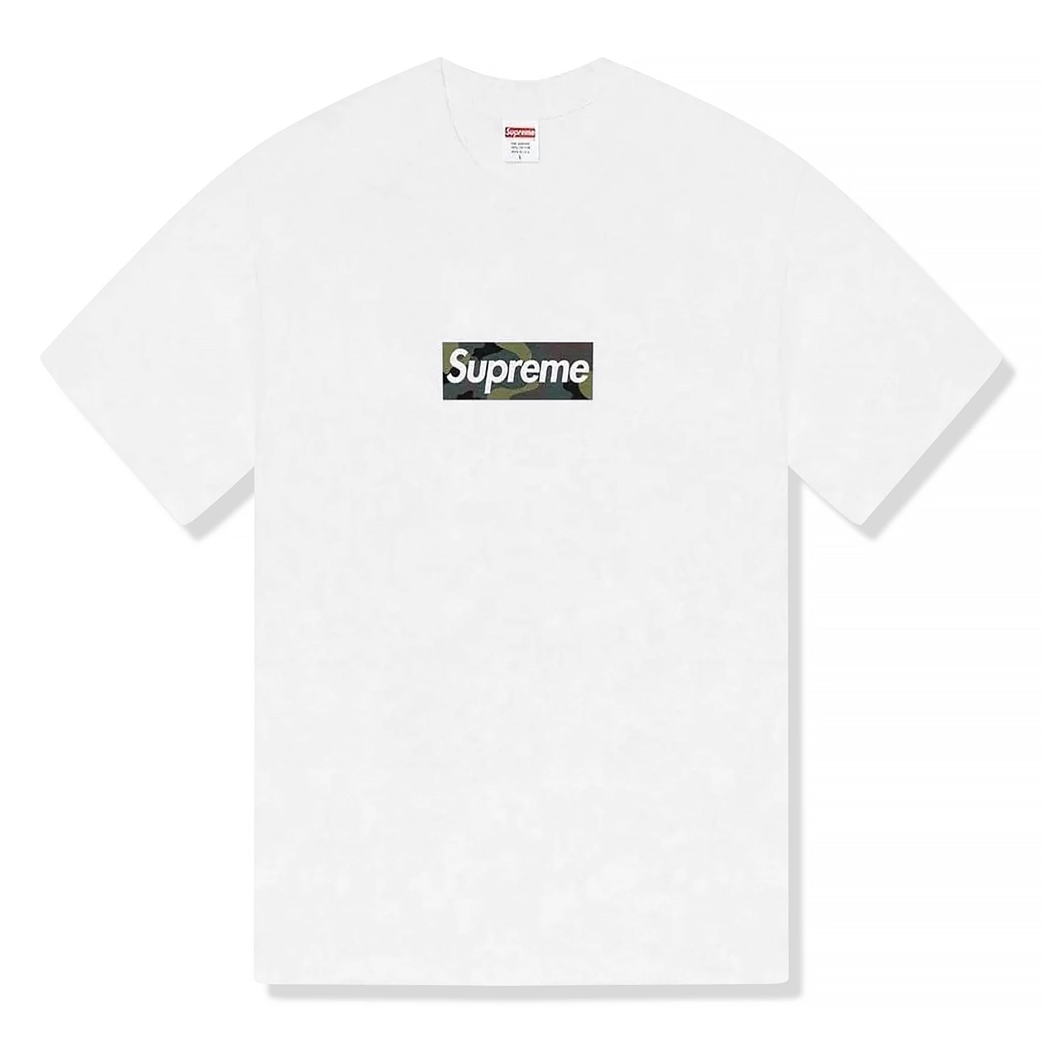 Supreme white camo box logo t-shirt (FW23)