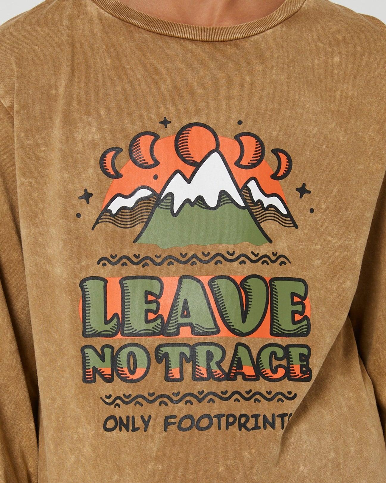 Teen Alphabet Soup LS Tan Tee Without Traces