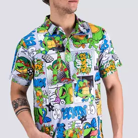 Teenage Mutant Ninja Turtles Comic Strip Polo-shirt