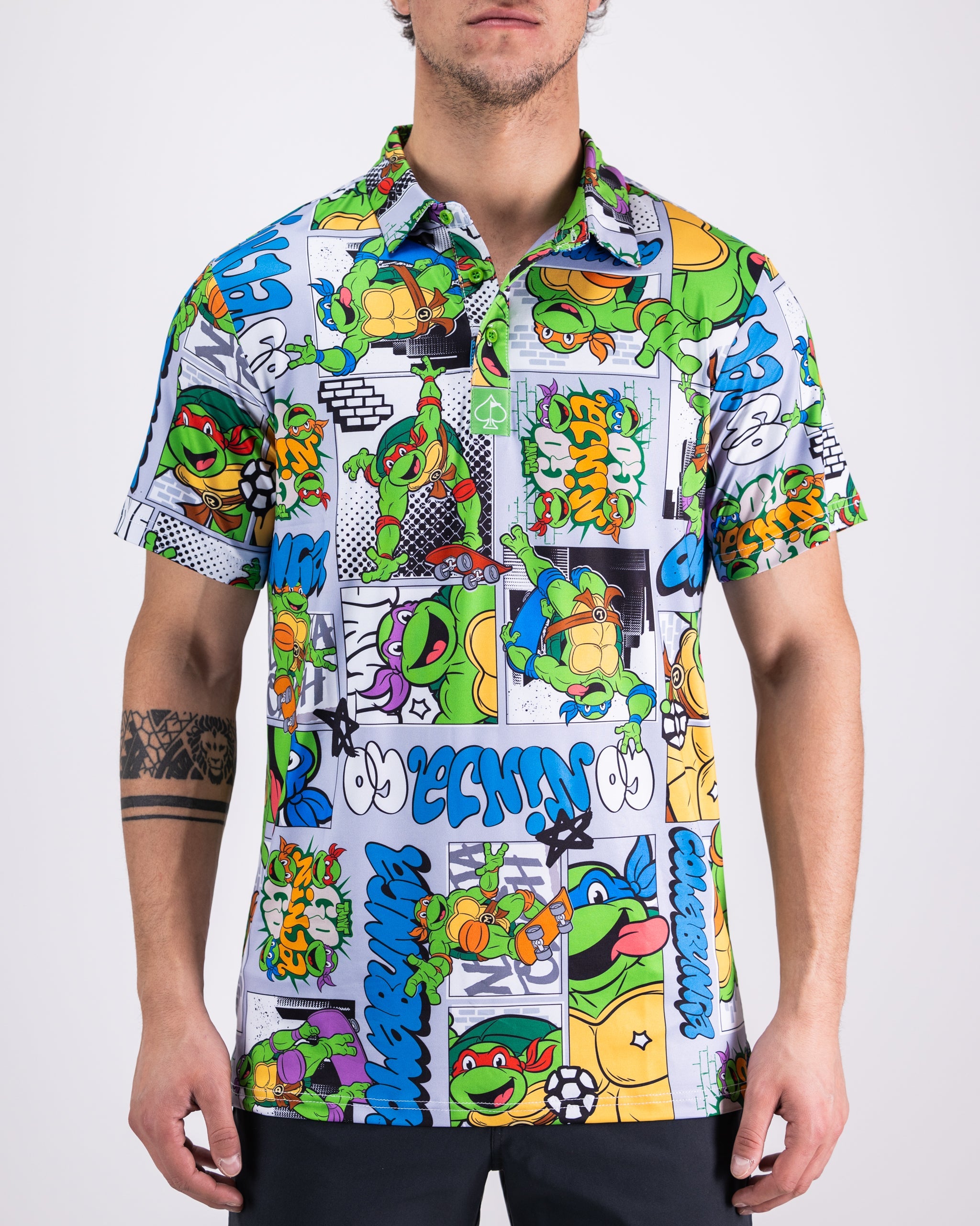 Teenage Mutant Ninja Turtles Comic Strip Polo-shirt