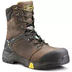 Terra Men's Carbine 8 Composite Toe Waterproof Safety Work Boot - Brown