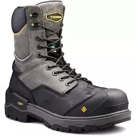 Terra Men's Gantry 8 Composite Toe Waterproof Safety Work Boot - Gray