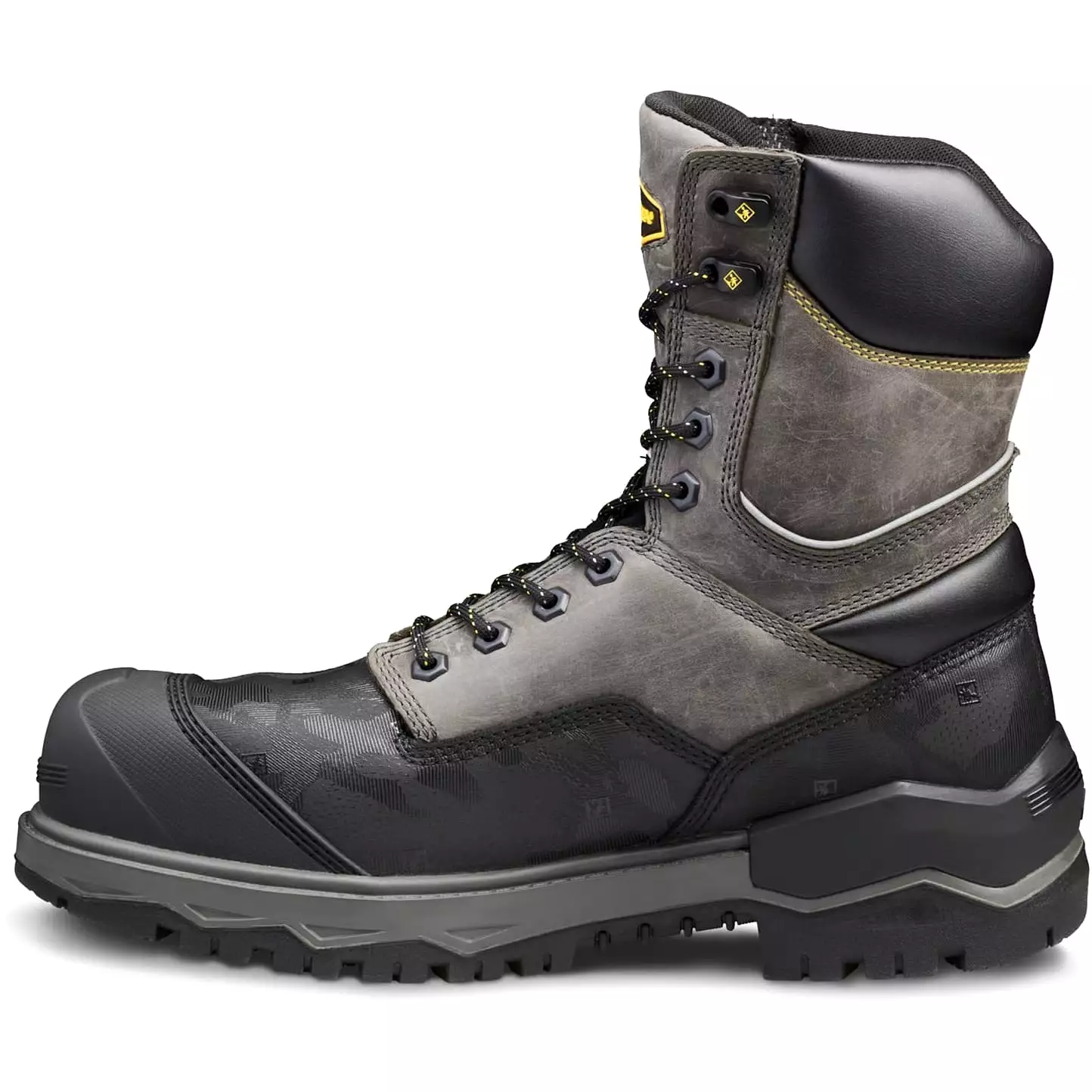 Terra Men's Gantry 8 Composite Toe Waterproof Safety Work Boot - Gray