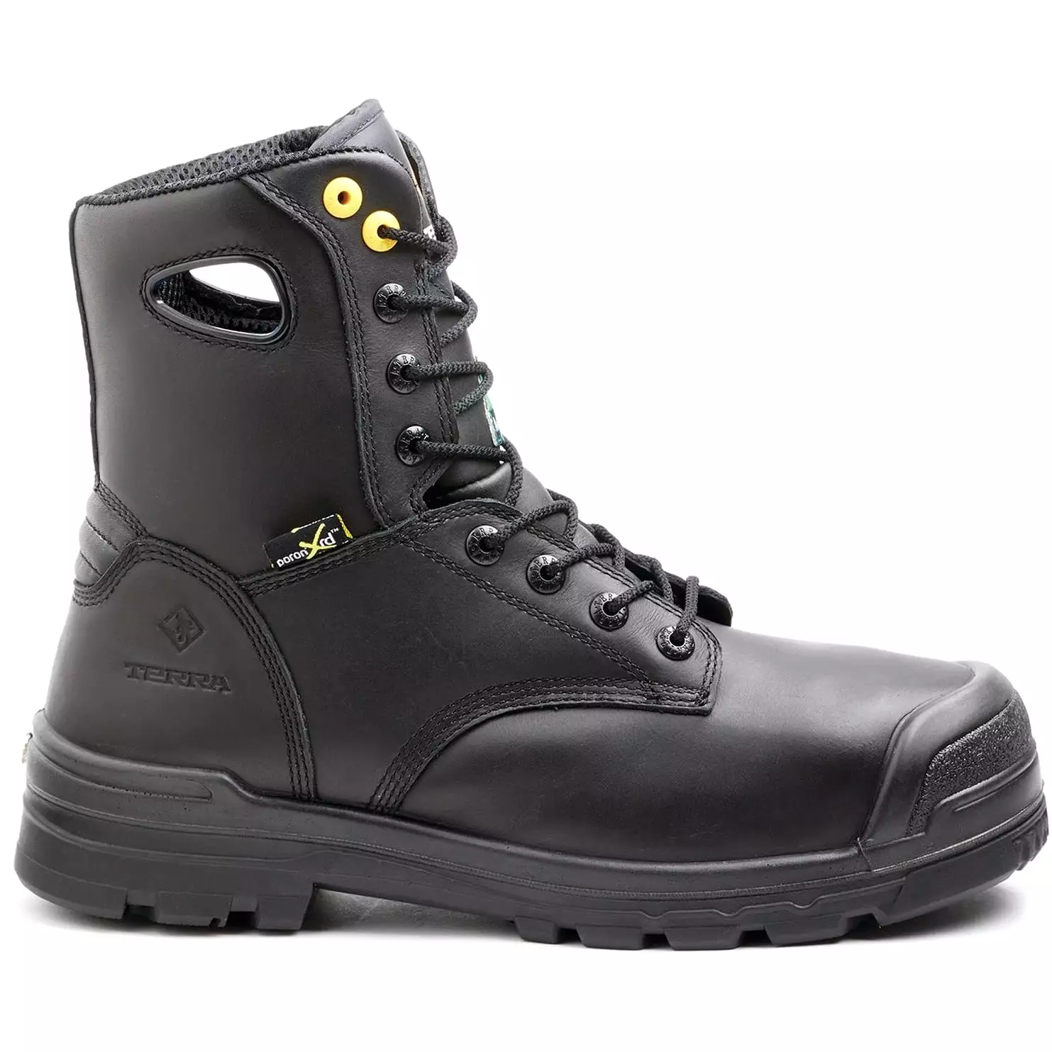 Terra Men's Paladin 8 Composite Toe Waterproof Met Guard Work Boot - Black