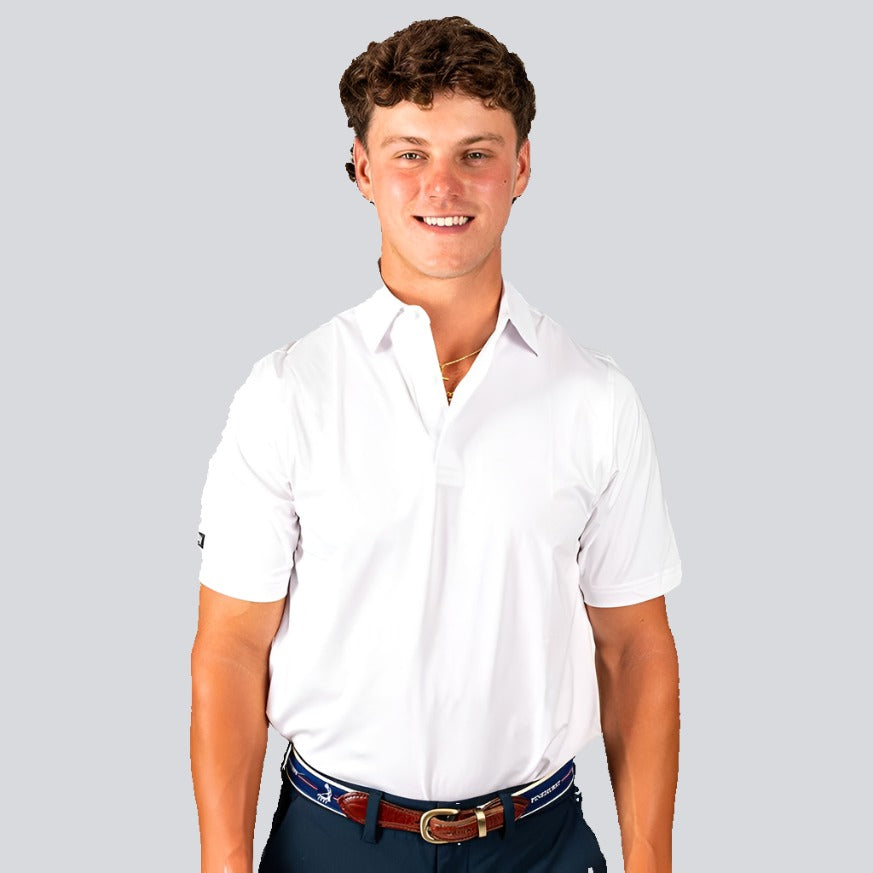 The Angry Snowman Polo Shirt for Men.