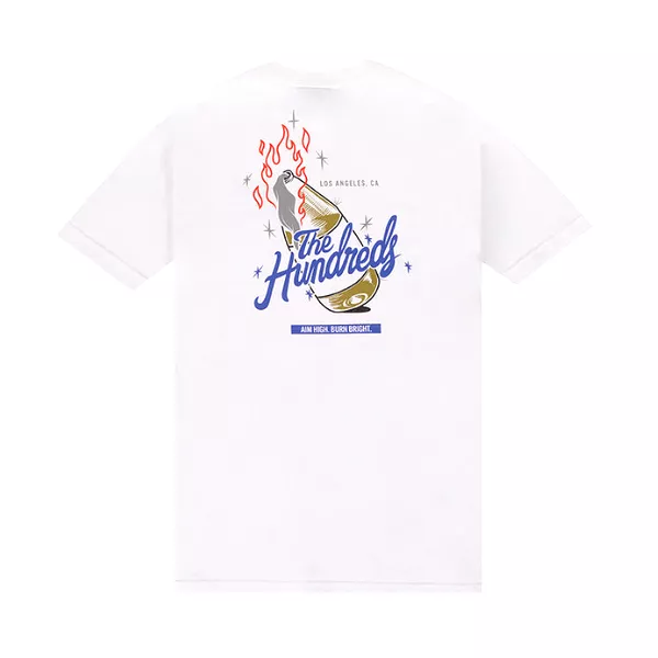 The Hundreds Burn 'Em T-Shirt White - Buy online now for a stylish white t-shirt by The Hundreds