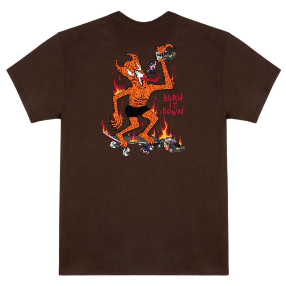 Thrasher Burn It Down Neckface Tee - Buy Online Now for the Best Price.