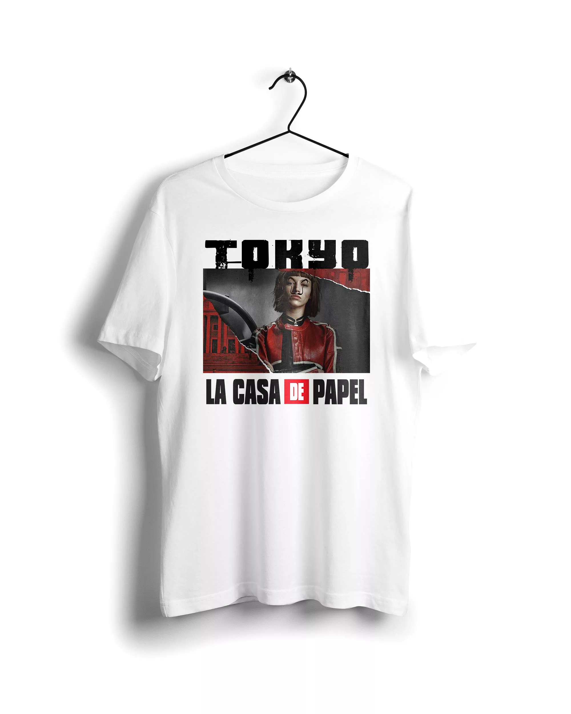 Tokyo La Casa De Papel T-shirt - White