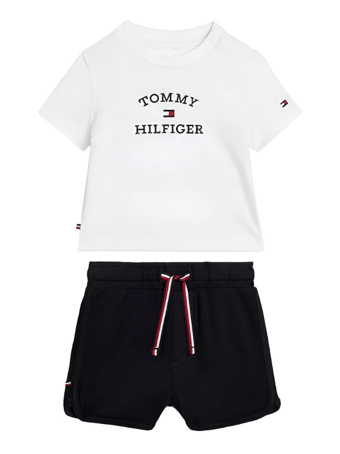 Tommy Hilfiger Logo T-shirt and Shorts Set for Babies