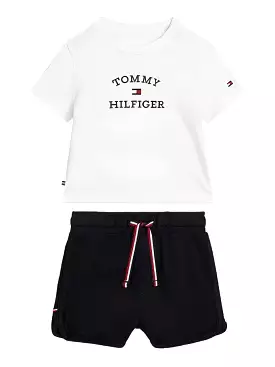 Tommy Hilfiger Logo T-shirt and Shorts Set for Babies