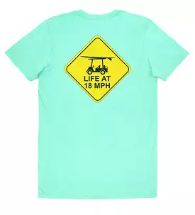 Turquoise Island Tee - Short Sleeve with Life at 18 MPH