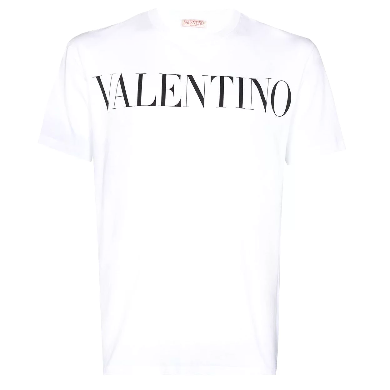 Valentino Black Logo Tee White