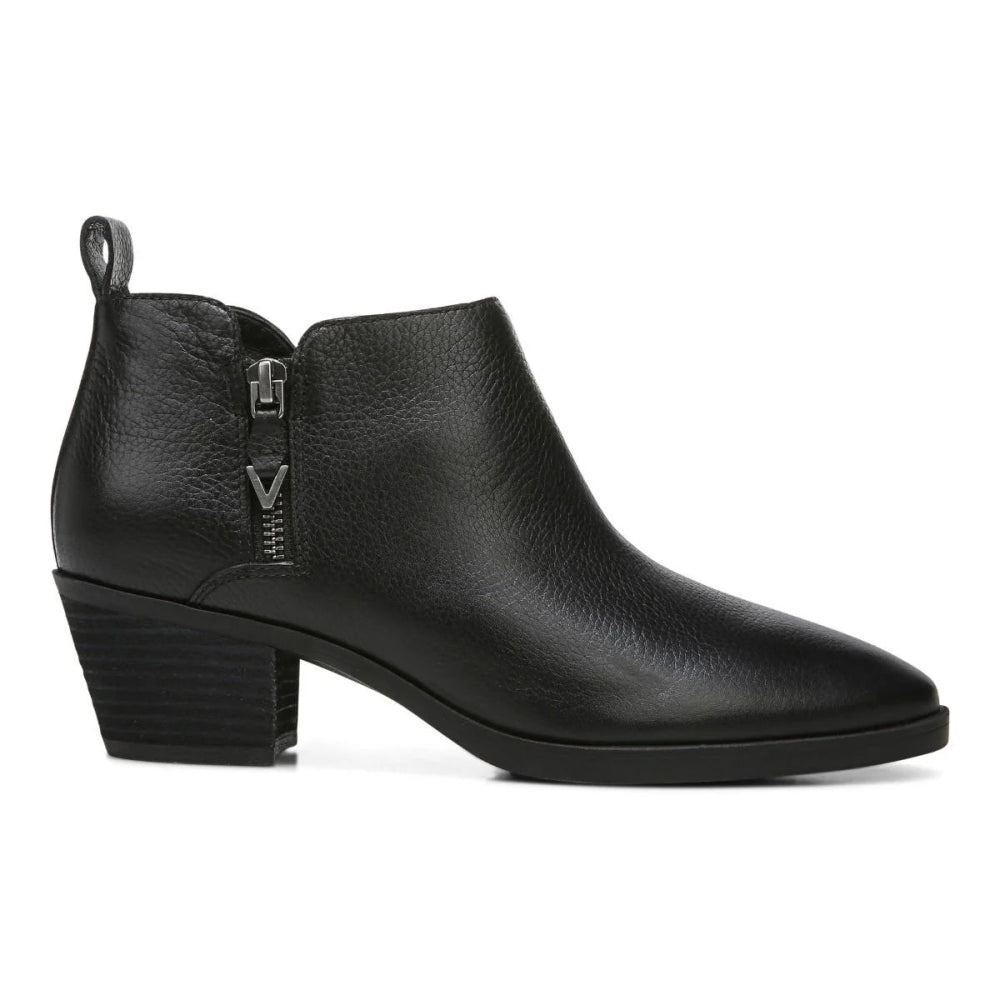 Vionic Cecily Black Leather Women's Shoes