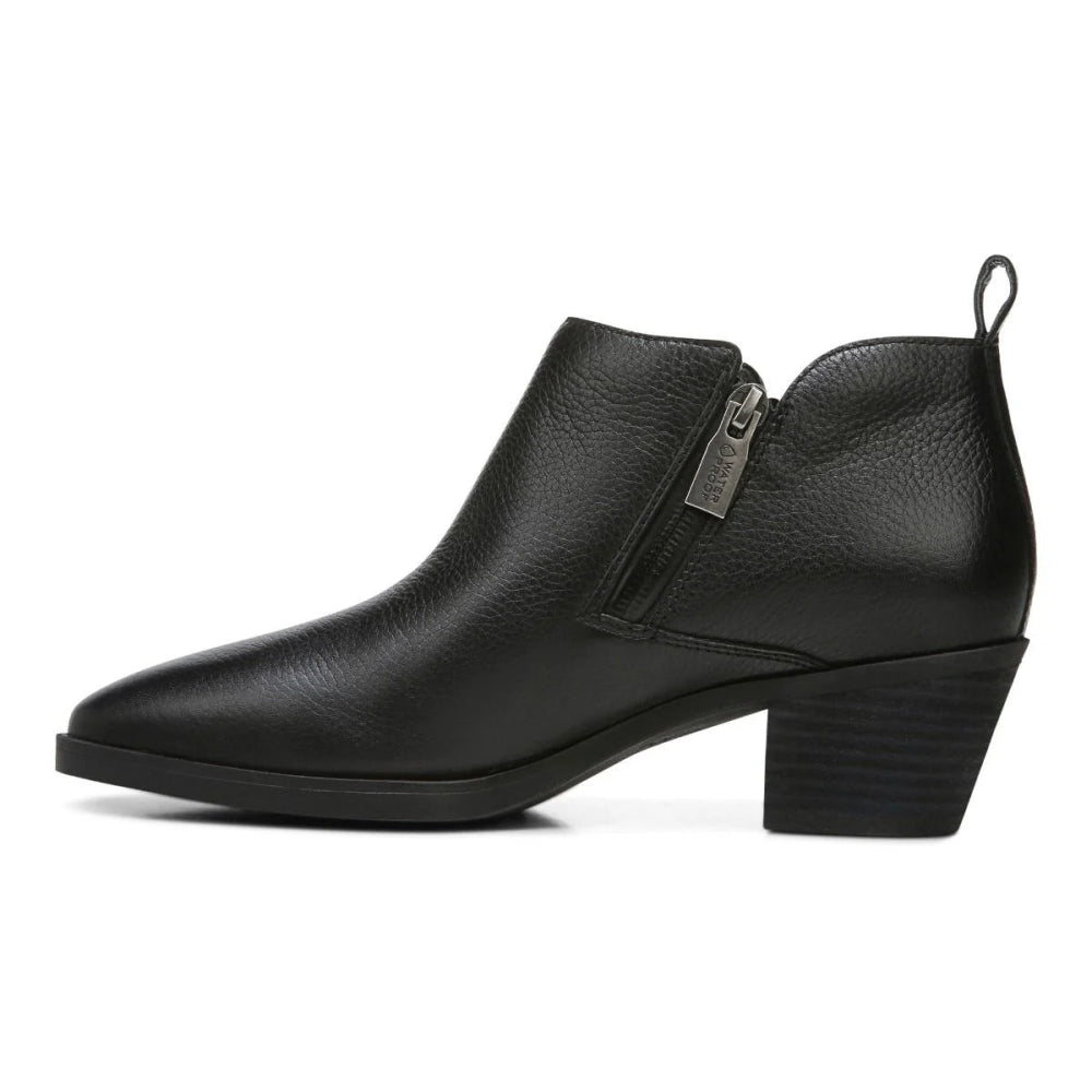 Vionic Cecily Black Leather Women's Shoes