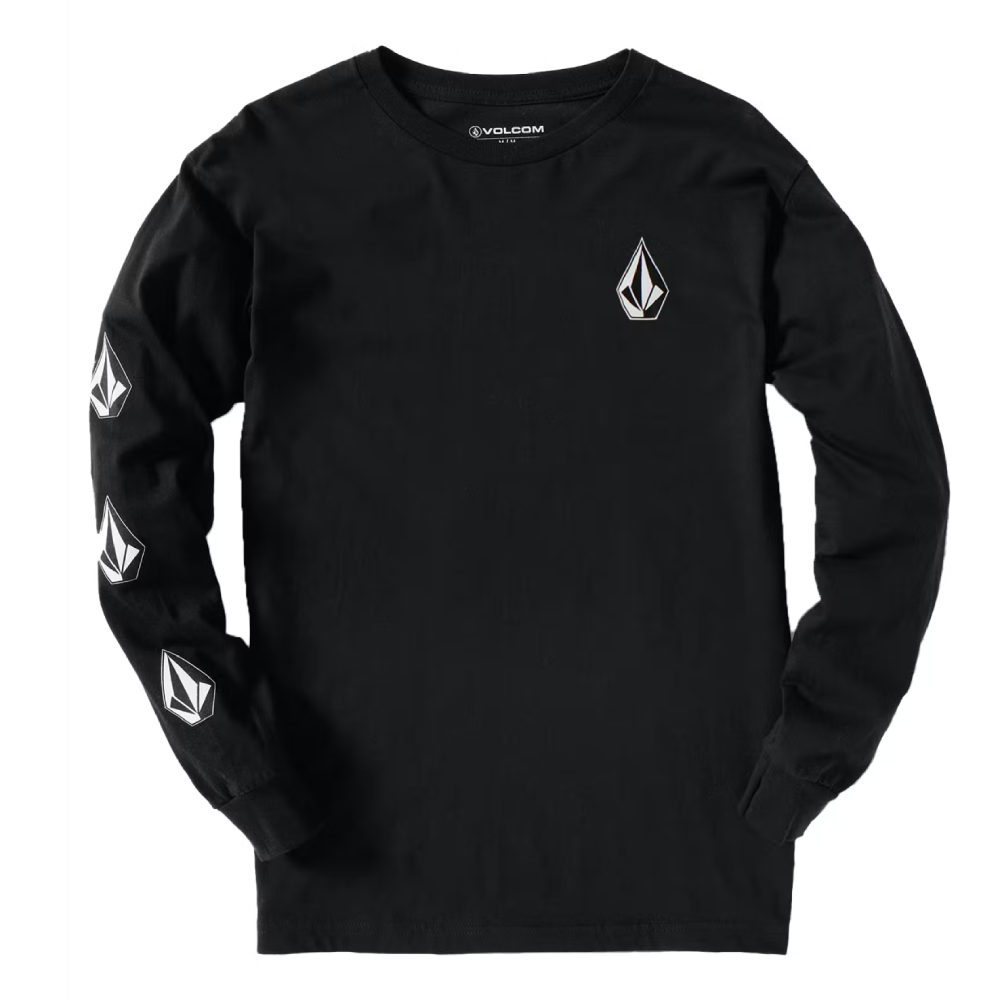 Volcom Longsleeve Tee with Iconic Stone Design