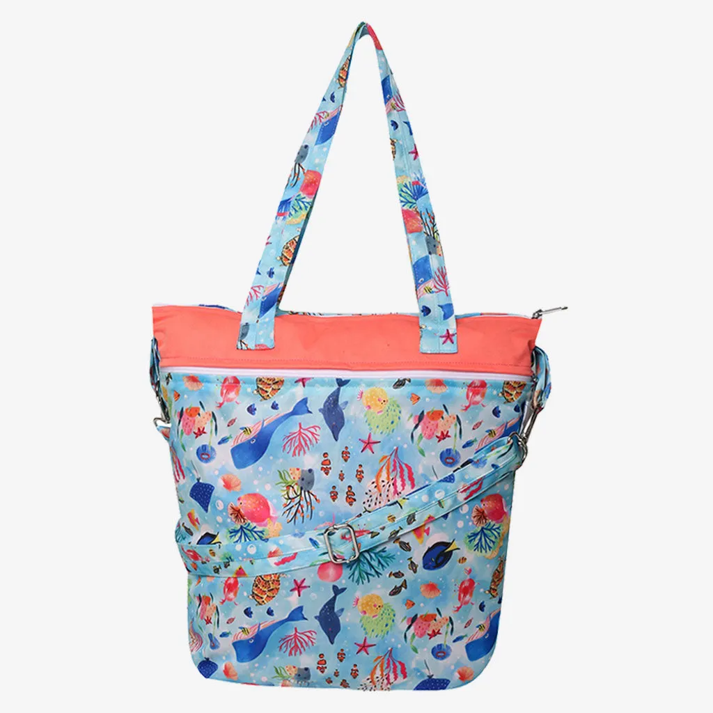 Waterproof Diaper Tote - Protect Our Oceans