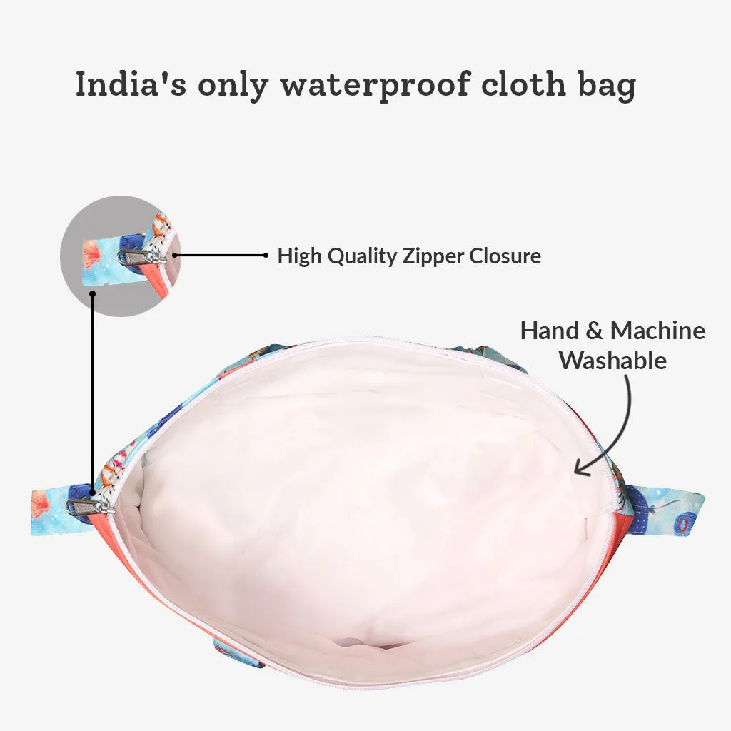 Waterproof Diaper Tote - Protect Our Oceans