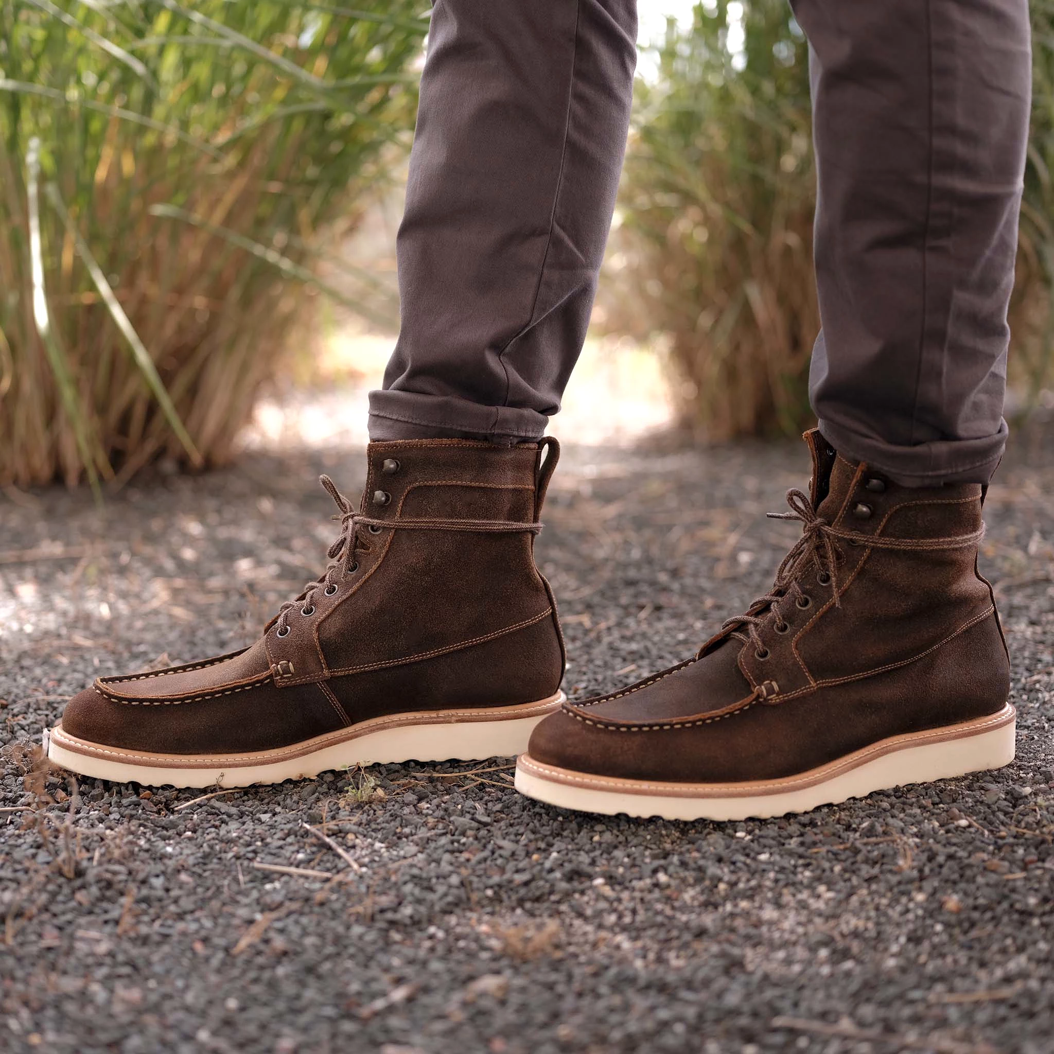 Waterproof Mateo Boot in Waxed Brown