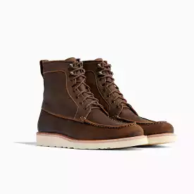 Waterproof Mateo Boot in Waxed Brown