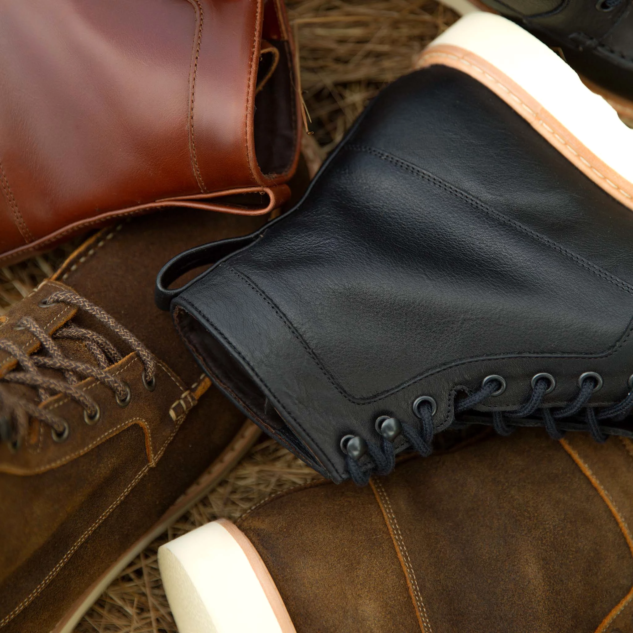 Waterproof Mateo Boot in Waxed Brown