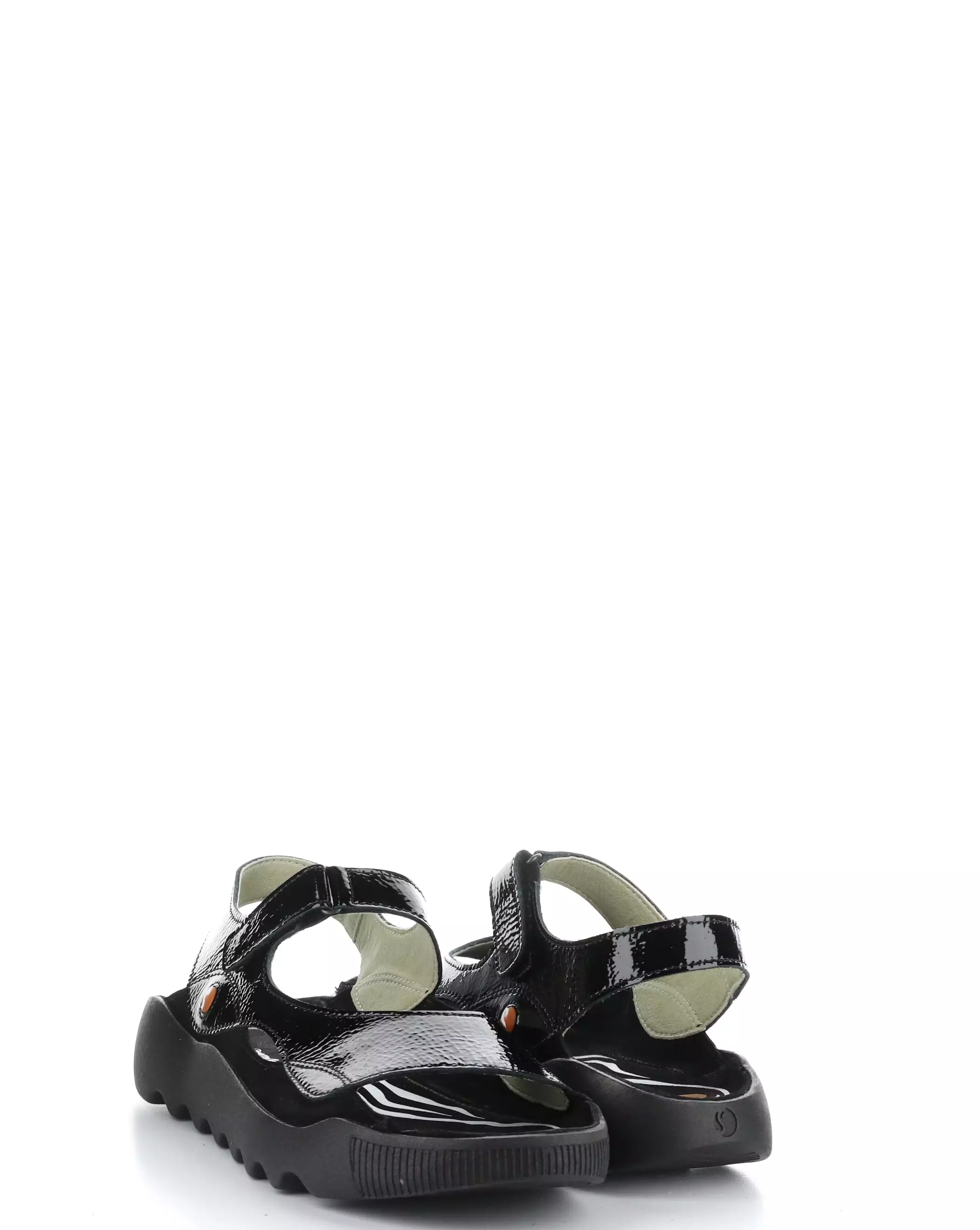 WEAL712SOF black sandals with Velcro closure.